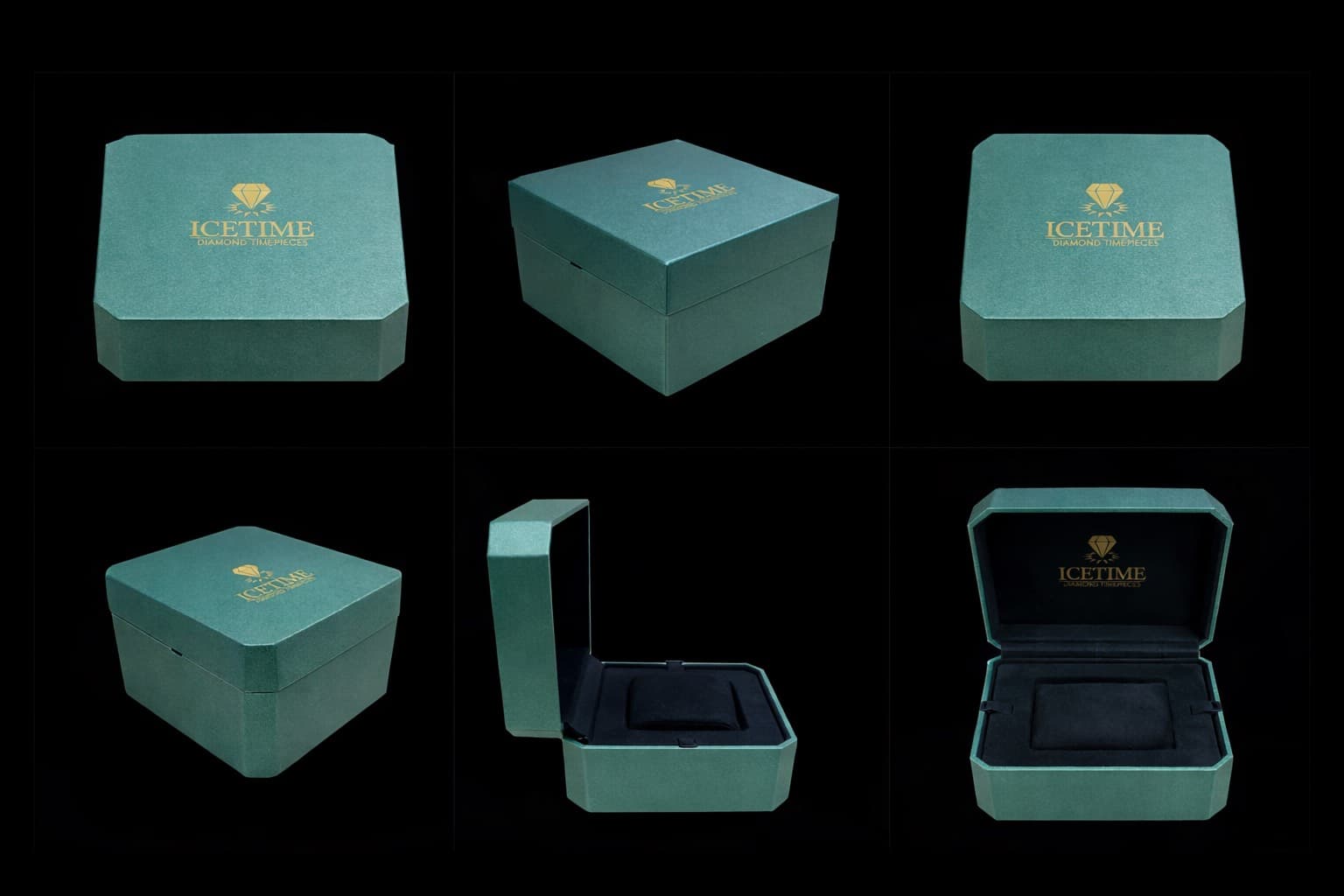 Icetime vault colors may vary between green and yellow presentation boxes